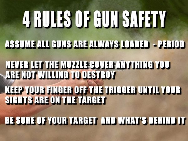 4 Rules Of Gun Safety